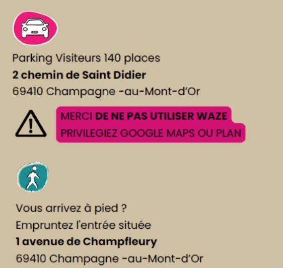 Plan d'accès Lyon 2026