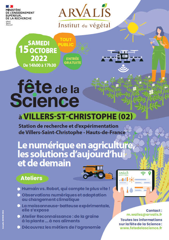 Programme fête de la Science Villers-Saint-Christophe