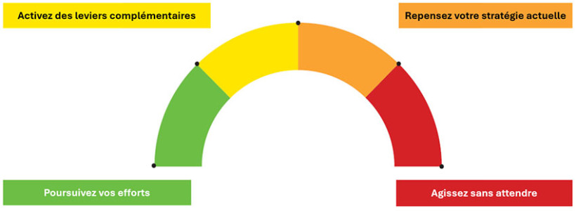 Figure 1 : Echelle de scores de la grille de diagnostic 