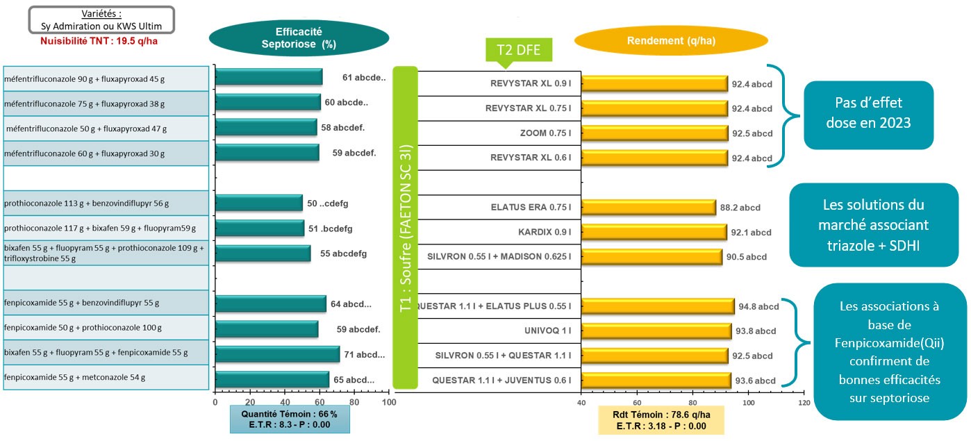 Lutter contre la septoriose du blé en 2024 en HautsdeFrance ARVALIS