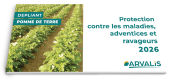 Pomme de terre : Protection contre les maladies, adventices et ravageurs - 2026