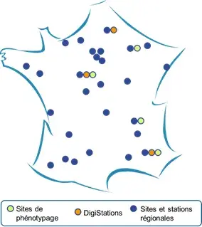 Carte des stations ARVALIS