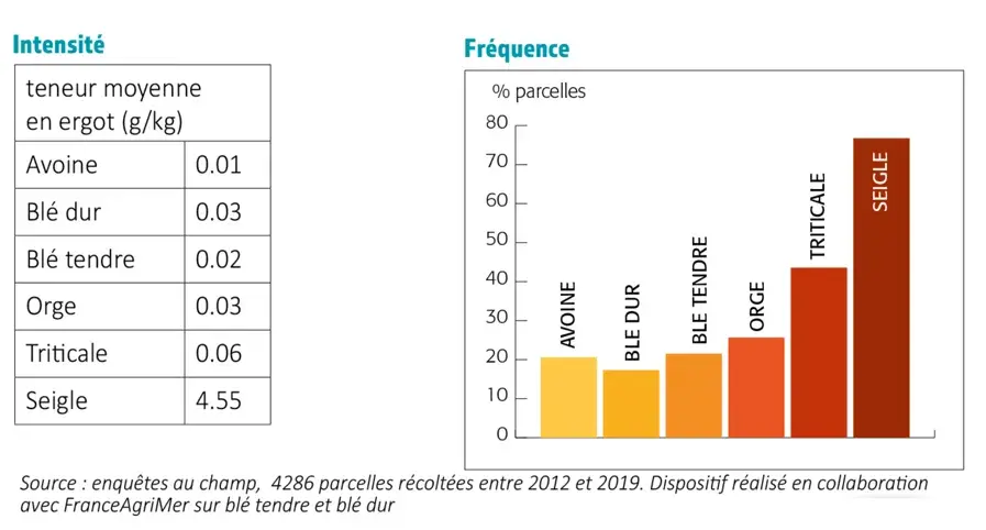 Fréquence et intensité de contaminations