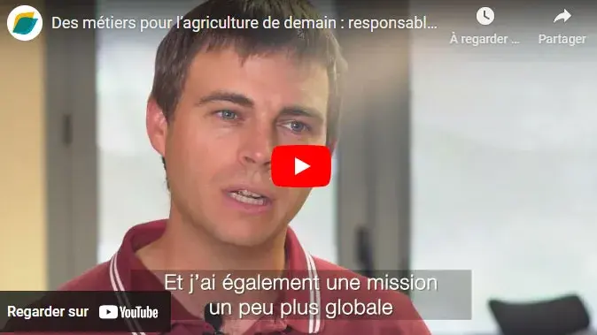 Des métiers pour l’agriculture de demain : responsable de pôle chez ARVALIS - ARVALIS.fr