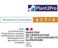 Membre ACTA, Plant2Pro, partenaire ACTIA, avec la contribution du CASDAR