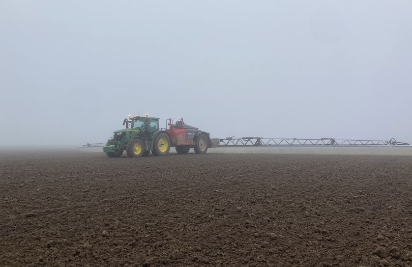 Désherbage de prélevée sur blé à l’automne 202, en Rhône-Alpes