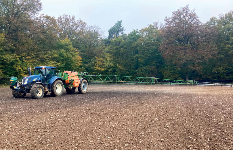 Désherbage d’automne sur blé tendre en Champagne-Ardenne